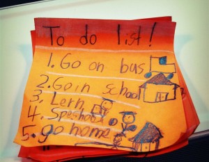 Kids to do list with a twist!