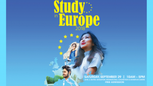 Study in Europe 2018 Fair at Suntec Singapore International Convention and Exhibition Centre on 29 September