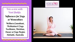 Womenlines Welcomes Vani Shukla Influencer for Yoga at Womenlines