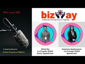 Bizway OPP Talk Show Presents Speedcuber Online Course Platform XOOGs Founders WOW story