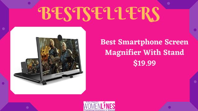 Smartphone Screen Magnifier With Stand