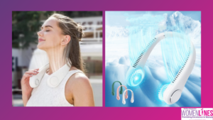 Stay Sweat-Free and Stylish with the NeckBreeze Portable Fan
