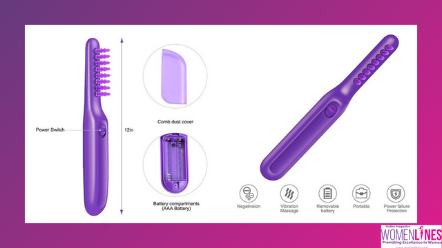 Anti-Slip Electric Hair Brush