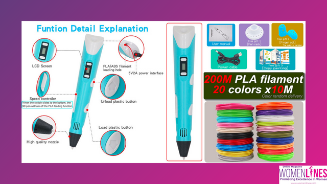 2023 New 3D Pen 3D Printing Pen For Kids With PLA Filament 3D