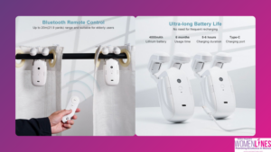 Enhance Living Spaces with Bluetooth Smart Curtain Opener!